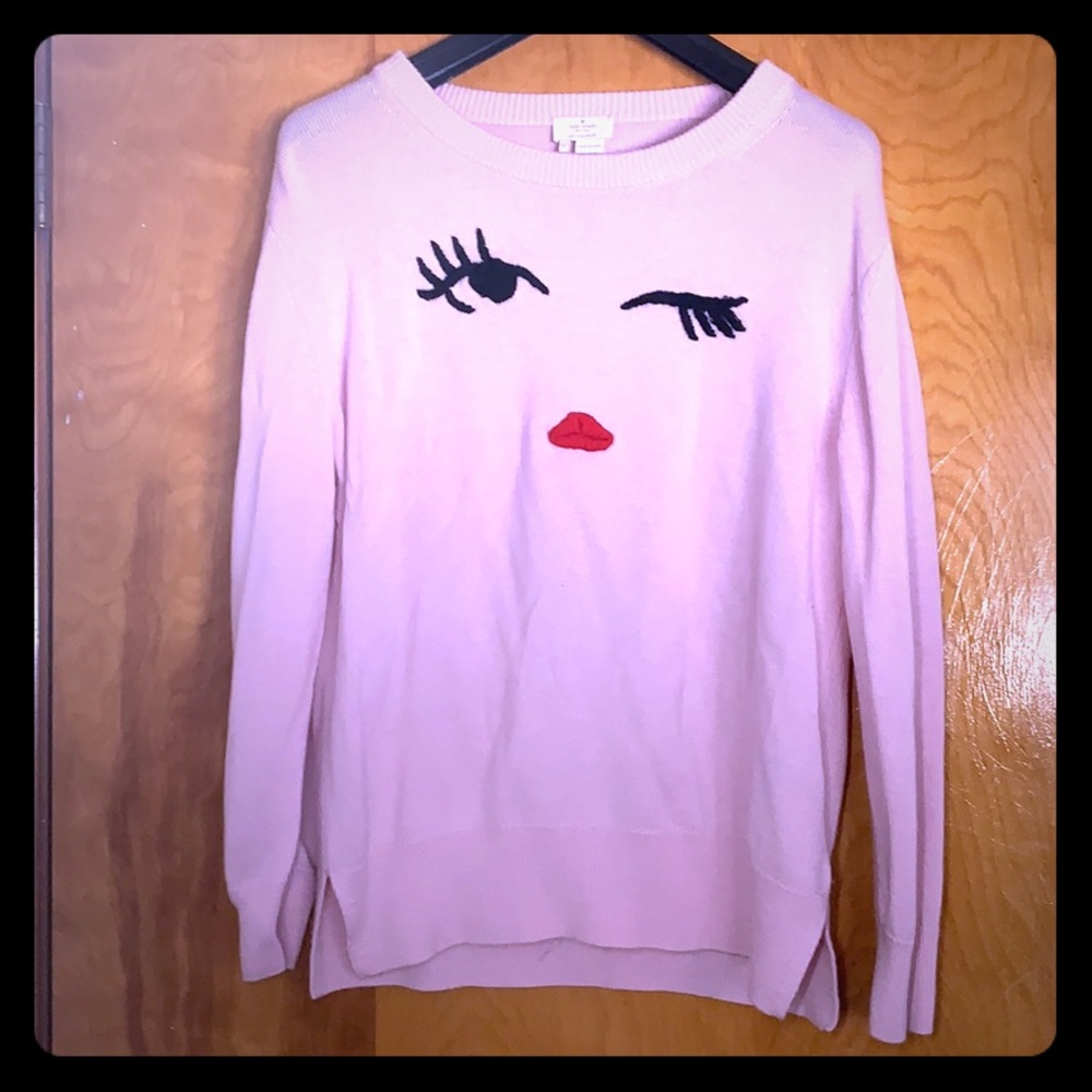 Kate Sade wink sweater